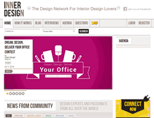 Tablet Screenshot of innerdesign.com